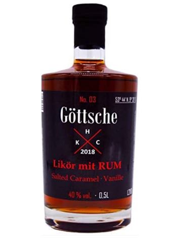Göttsche Nr. 3 Likör mit Rum Salted Caramel Vanille 40% vol. 0,5l
