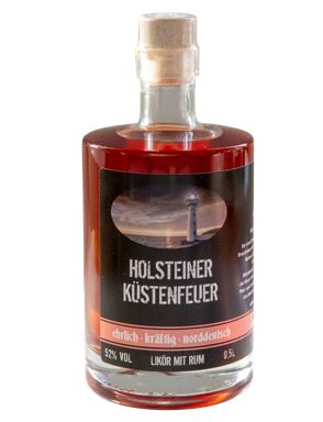KÜSTENBUDDEL - Holsteiner Küstenfeuer Rum Orange Ingwer 500ml